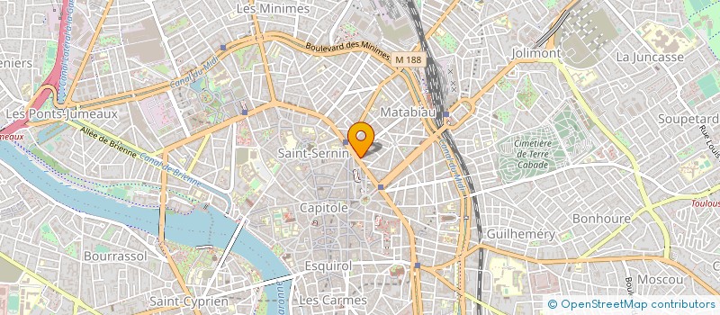 localisation de l'entreprise INTER FORMAT MIDI PYREN LIMOUS à TOULOUSE
