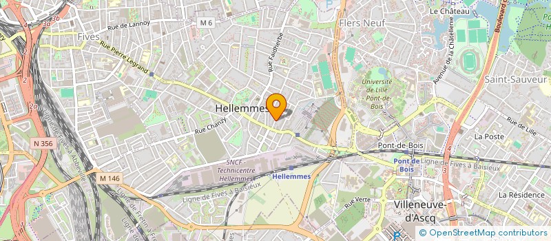 localisation de l'entreprise INTER FORMATION SECURITE ACCUEIL à LILLE