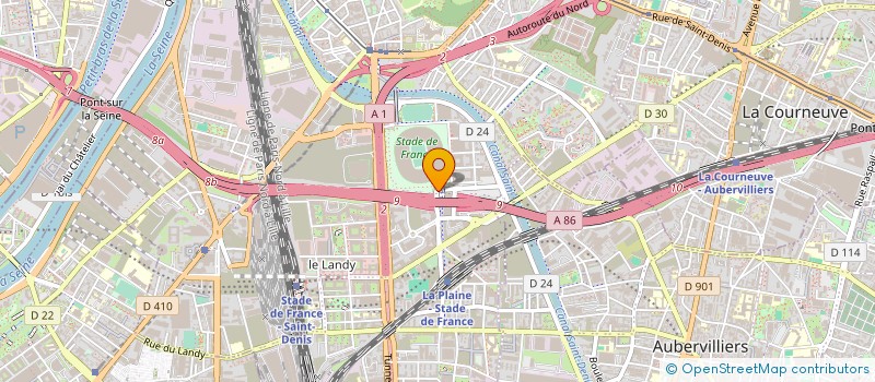 localisation de l'entreprise INTER FRET SERVICES à SAINT-DENIS