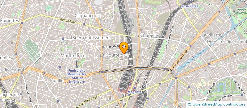 localisation de l'entreprise INTER - FRET - VOYAGES à PARIS