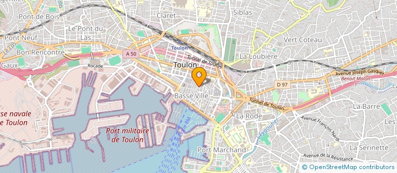 localisation de l'entreprise INTER GARDES SERVICES MISTRAL à TOULON