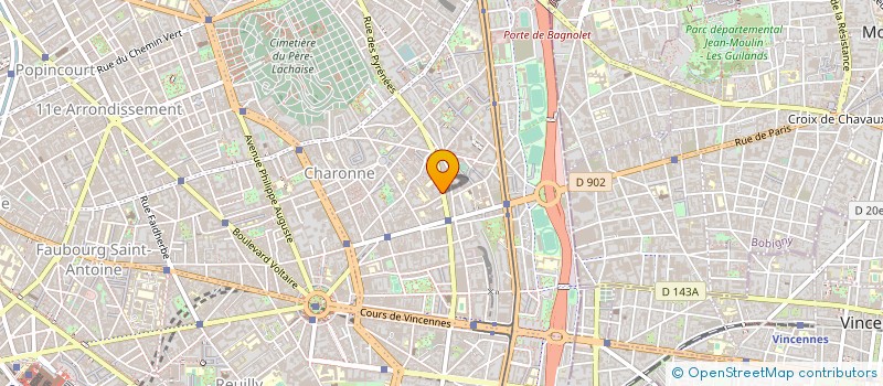 localisation de l'entreprise INTER GOODS à PARIS