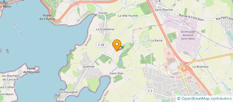 localisation de l'entreprise INTER-IMPORTATION à SAINT-MALO