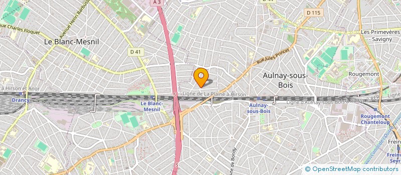 localisation de l'entreprise INTER INSTALL à AULNAY-SOUS-BOIS