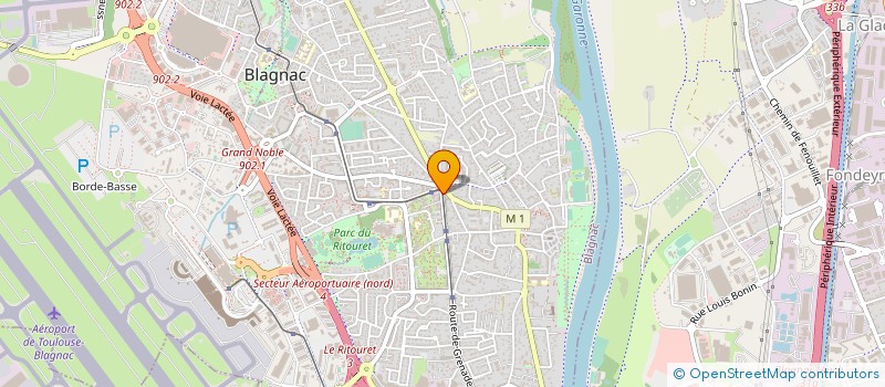 localisation de l'entreprise INTER INTERIM à BLAGNAC