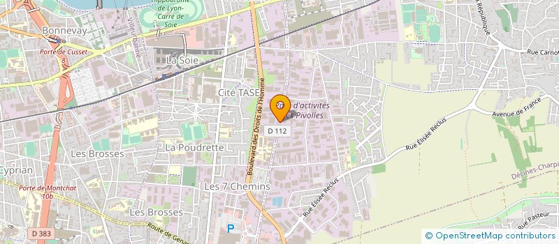 localisation de l'entreprise INTER ISOLATION à DECINES-CHARPIEU