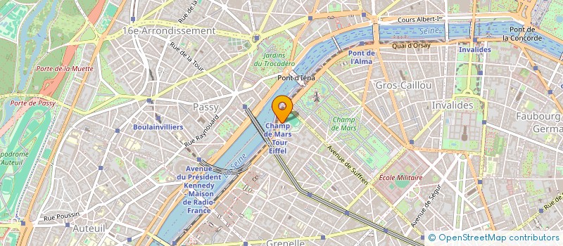 localisation de l'entreprise INTER JEUNES ASSOCIATION  PARIS