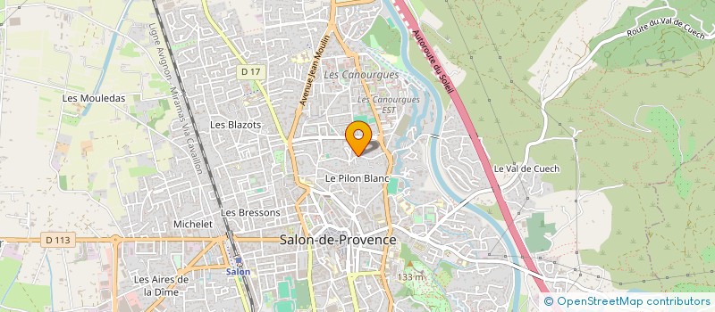 localisation de l'entreprise INTER-JOB 02  SALON-DE-PROVENCE