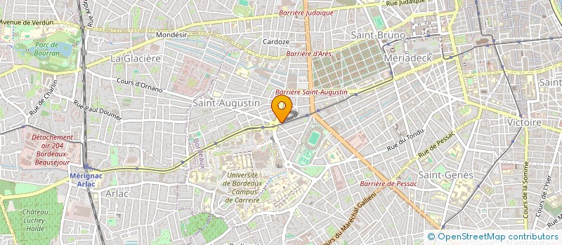 localisation de l'entreprise INTER-LABO à BORDEAUX