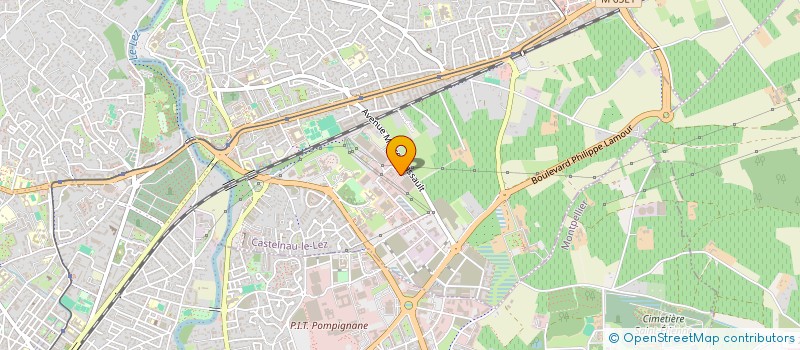 localisation de l'entreprise INTER LEASING & LOCATION LANGUEDOC-ROUSSILLON à CASTELNAU-LE-LEZ