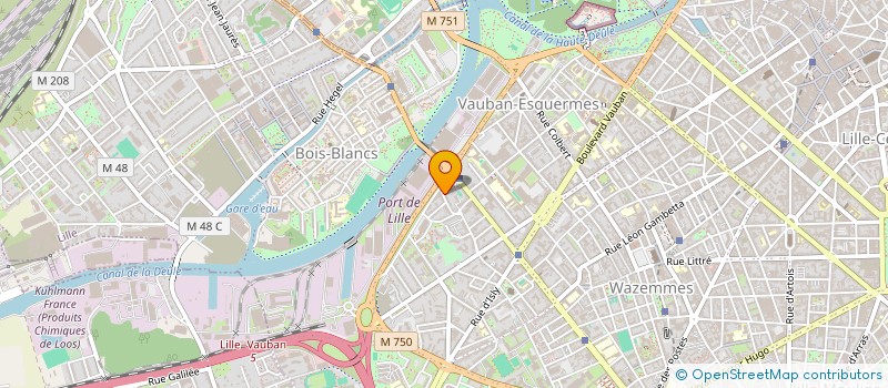 localisation de l'entreprise INTER LIGNES à LILLE