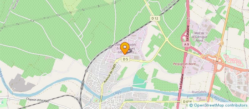 localisation de l'entreprise INTER LIQUIDE à RIVESALTES