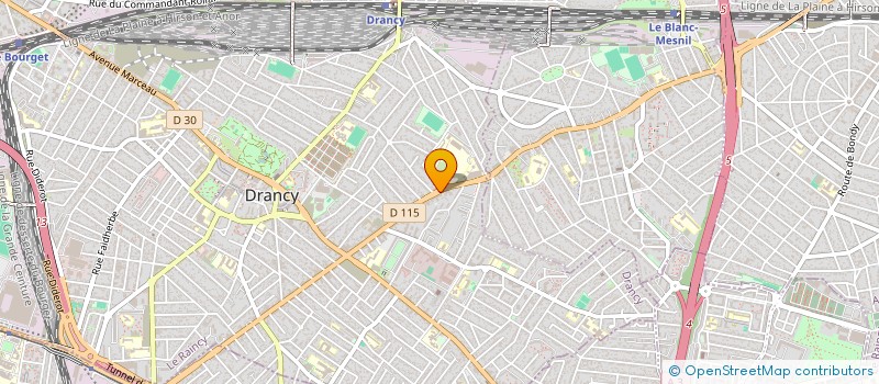 localisation de l'entreprise INTER LOGISTIQUE à DRANCY
