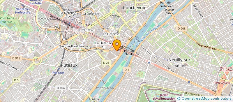 localisation de l'entreprise INTER LOISIRS ANIMATIONS à PUTEAUX
