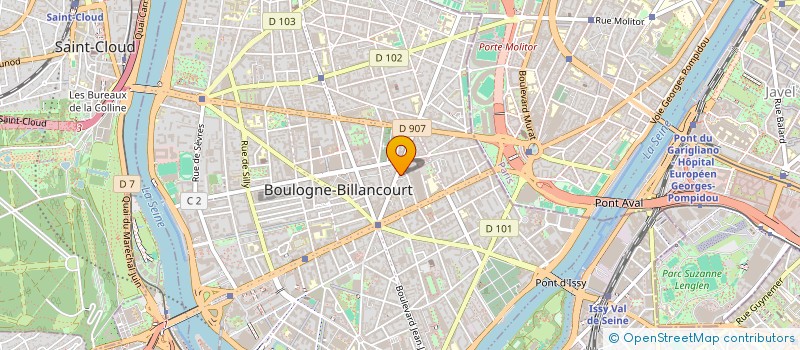 localisation de l'entreprise INTER LOISIRS DISC ILD à BOULOGNE-BILLANCOURT