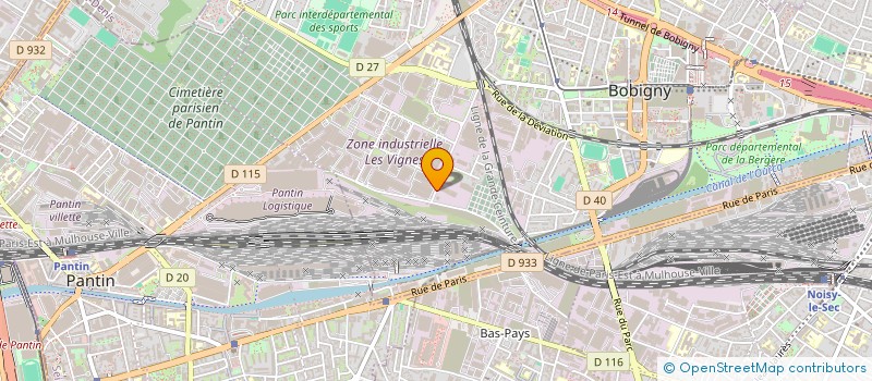 localisation de l'entreprise INTER LOTS à AUBERVILLIERS