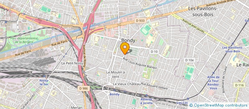 localisation de l'entreprise INTER LT CONSEIL  BONDY