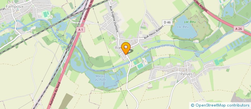 localisation de l'entreprise INTER'LUDE COIFFURE  RUX