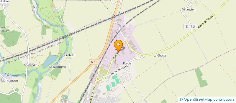 localisation de l'entreprise INTER MANUTENTION SYSTEME à BONNEVAL