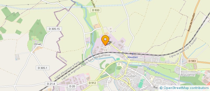 localisation de l'entreprise INTER MAREE à HOUDAN
