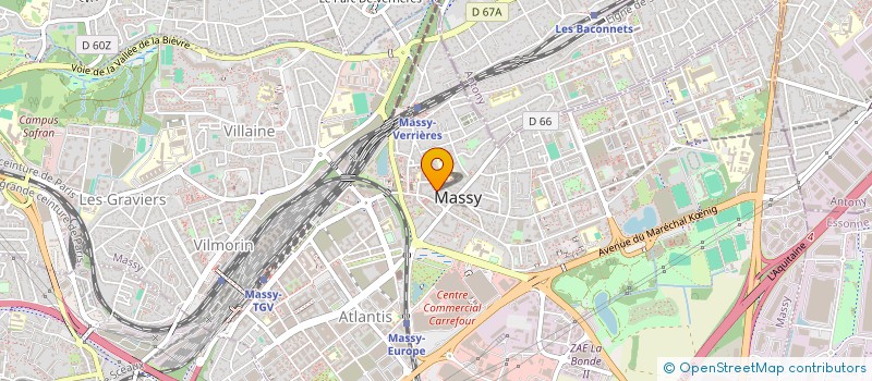 localisation de l'entreprise INTER MARKETING à MASSY