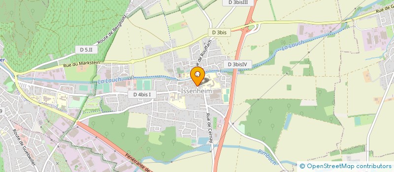 localisation de l'entreprise INTER MATIC  ISSENHEIM