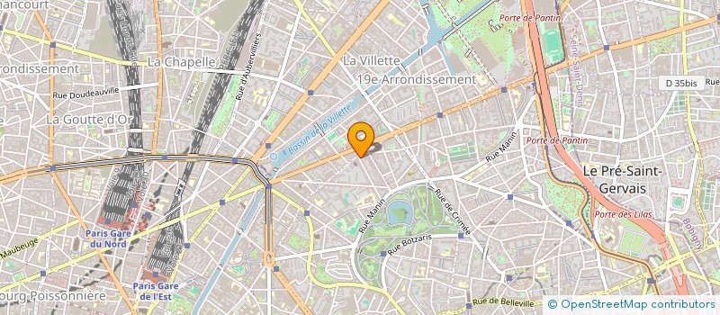 localisation de l'entreprise INTER MED  PARIS