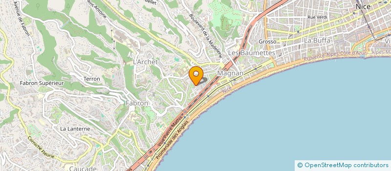 localisation de l'entreprise INTER MED AZUR à NICE