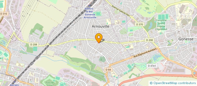 localisation de l'entreprise INTER MEUBLES à ARNOUVILLE