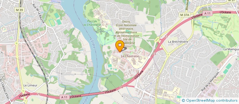 localisation de l'entreprise INTER MUTUELLES ASSISTANCE TECHNOLOGIES à NANTES