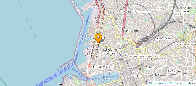 localisation de l'entreprise INTER NEGOCE FRANCE à MARSEILLE