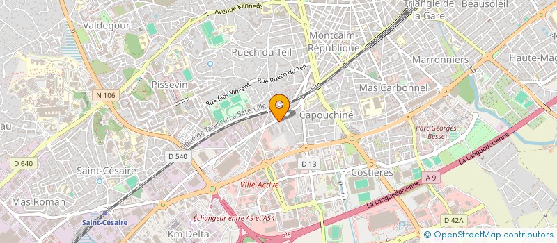 localisation de l'entreprise INTER NIMES  NIMES