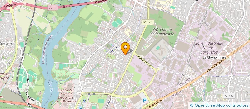 localisation de l'entreprise INTER'NOV à NANTES