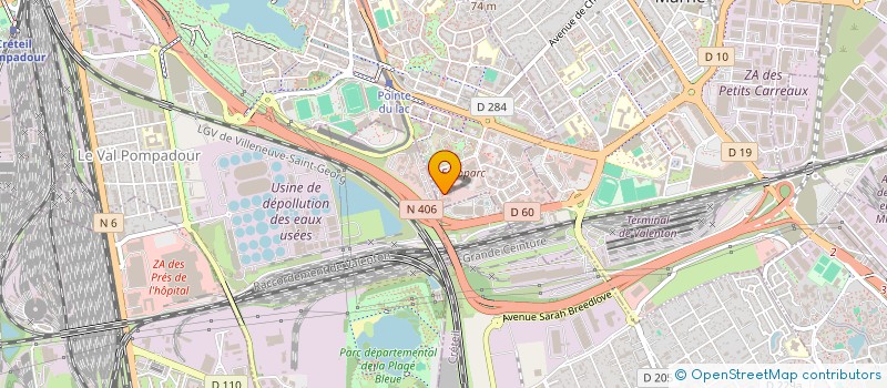 localisation de l'entreprise INTER NUMERIQUE à CRETEIL