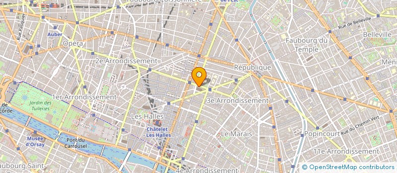 localisation de l'entreprise INTER OPERA à PARIS