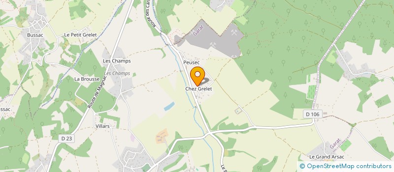 localisation de l'entreprise INTER PEINTURE  GARAT