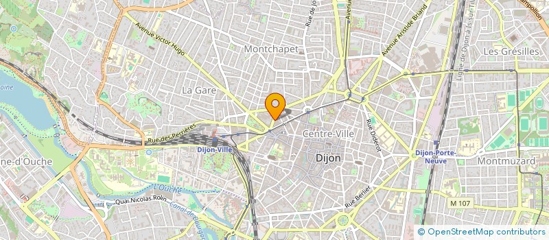 localisation de l'entreprise INTER PHYSIO à DIJON