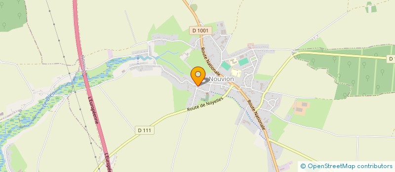 localisation de l'entreprise INTER PHYTO  NOUVION