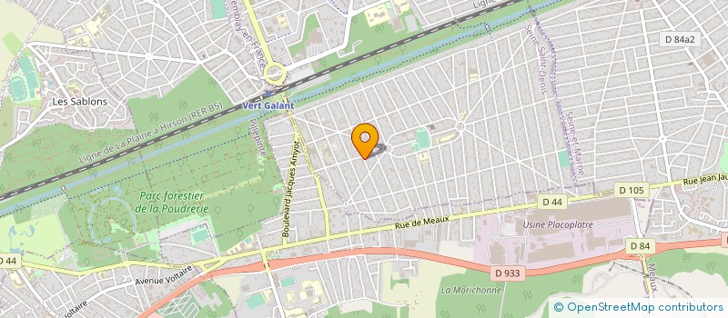 localisation de l'entreprise INTER PISTES à TREMBLAY-EN-FRANCE