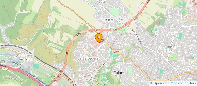 localisation de l'entreprise INTER PLUS  TALANT