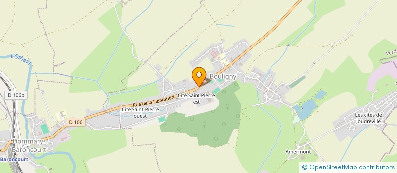 localisation de l'entreprise INTER-PLUS à BOULIGNY