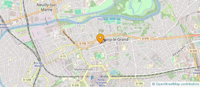 localisation de l'entreprise INTER POLES  NOISY-LE-GRAND