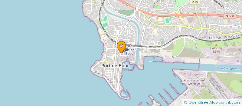 localisation de l'entreprise INTER PORTS SERVICES à PORT-DE-BOUC