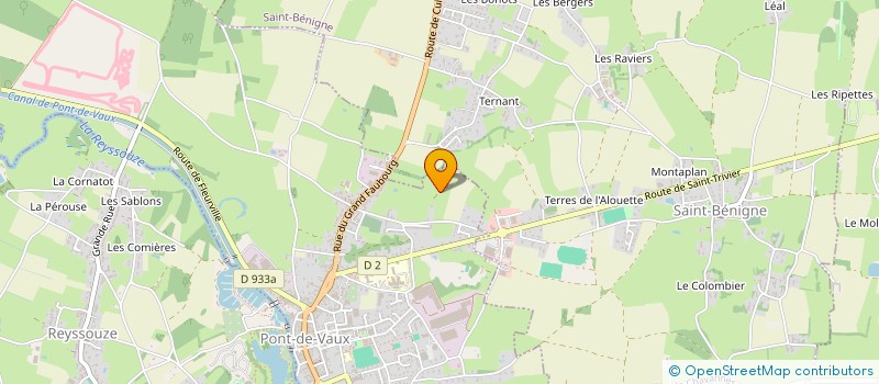 localisation de l'entreprise INTER POSE à SAINT-BENIGNE