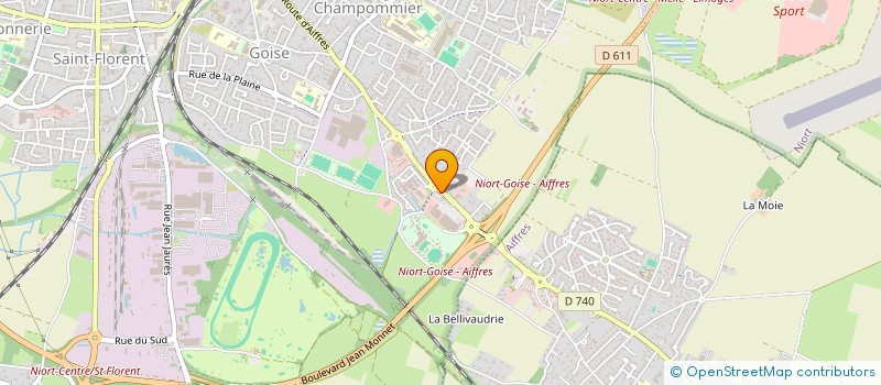 localisation de l'entreprise INTER PRESSING à NIORT