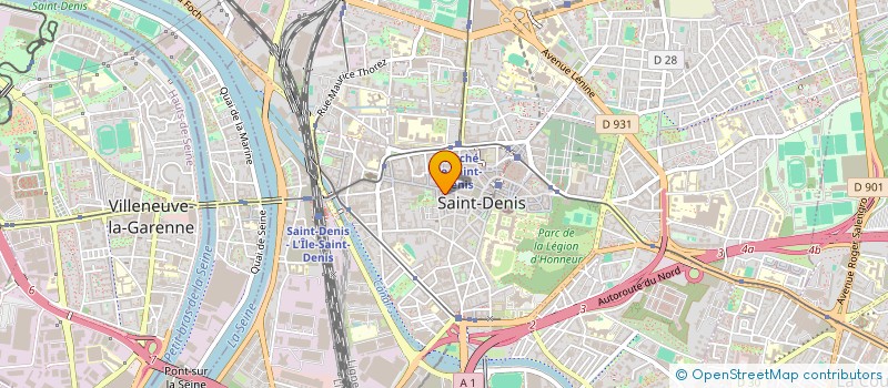 localisation de l'entreprise INTER-PRO à SAINT-DENIS