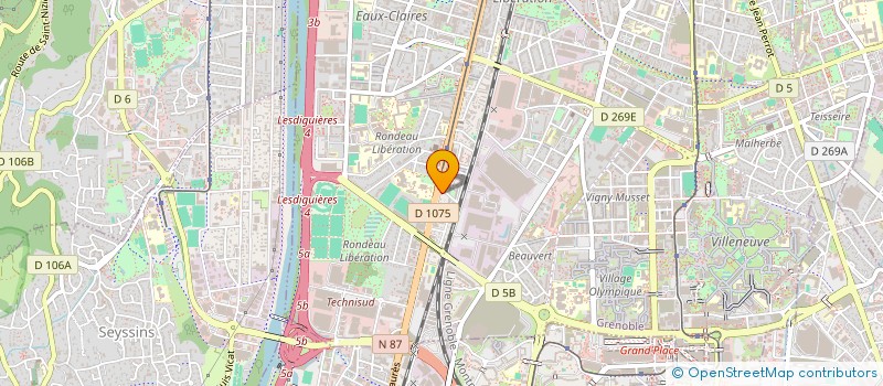 localisation de l'entreprise INTER PRO à GRENOBLE