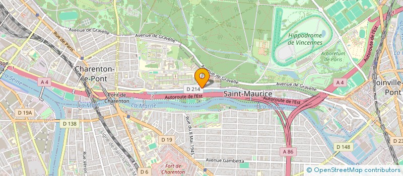localisation de l'entreprise INTER PRO HABITAT à SAINT-MAURICE