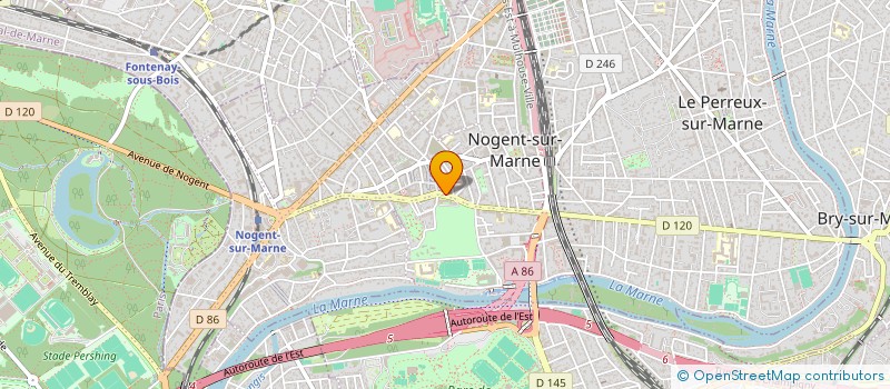 localisation de l'entreprise INTER'PROD  NOGENT-SUR-MARNE