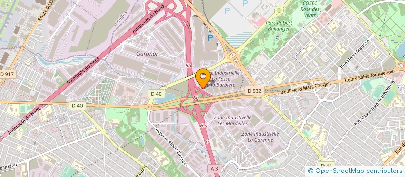 localisation de l'entreprise INTER PROS FRANCE à AULNAY-SOUS-BOIS